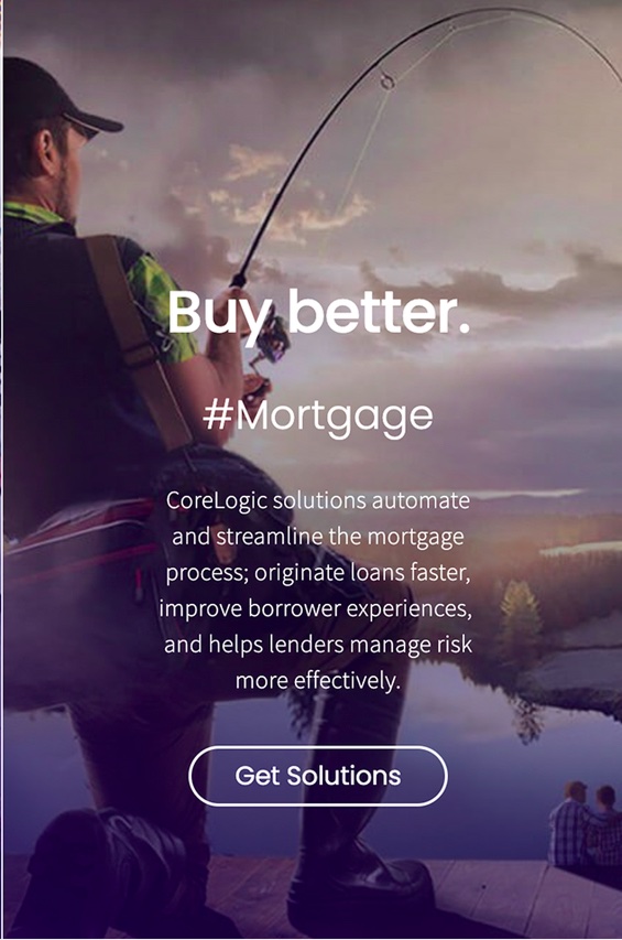 &ldquo;Buy better.&rdquo;&mdash;the Everyday Heroes campaign panel for Mortgage.